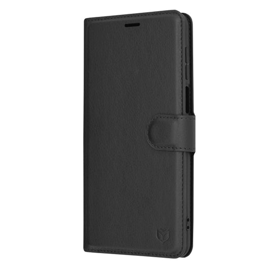 Puzdro pre Motorola Moto G54, Techsuit, Leather Folio, Čierne
