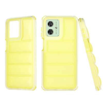 Puzdro pre Motorola Moto G54, Techsuit, Wave Shield, Žltá
