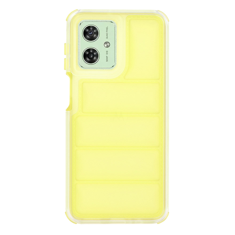Puzdro pre Motorola Moto G54, Techsuit, Wave Shield, Žltá
