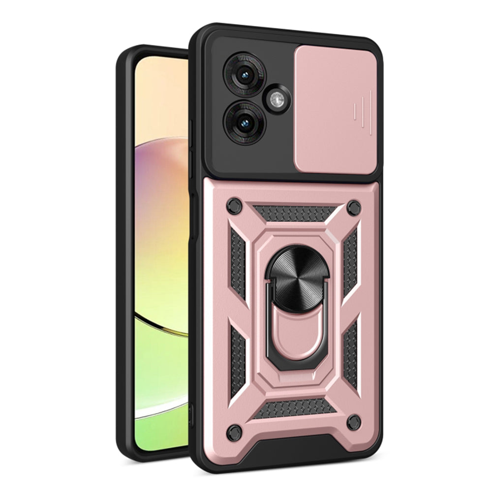 Puzdro pre Motorola Moto G55, Techsuit, CamShield, Ružové