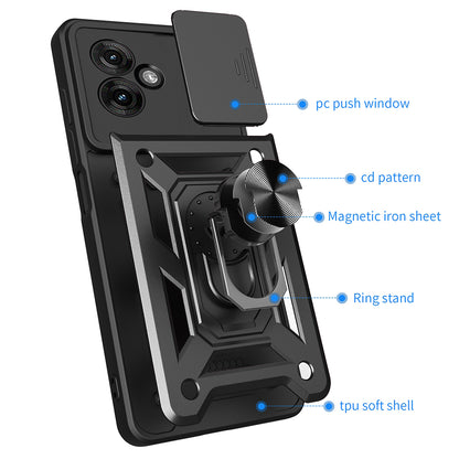 Puzdro pre Motorola Moto G55, Techsuit, CamShield, Zelené