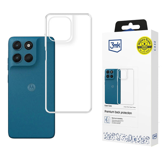 Puzdro pre Motorola Moto G57 Power, 3MK, Clear, Transparent
