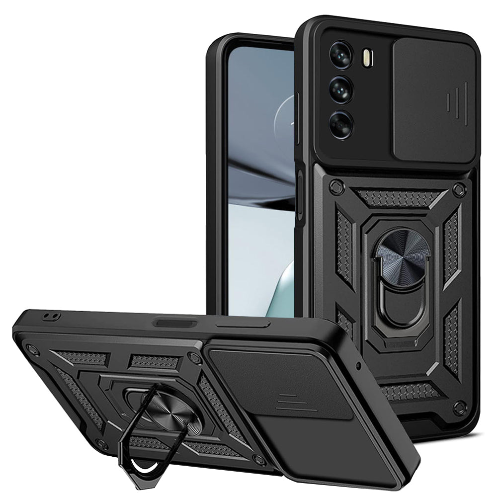 Puzdro pre Motorola Moto G62 5G, Techsuit, CamShield, Čierne