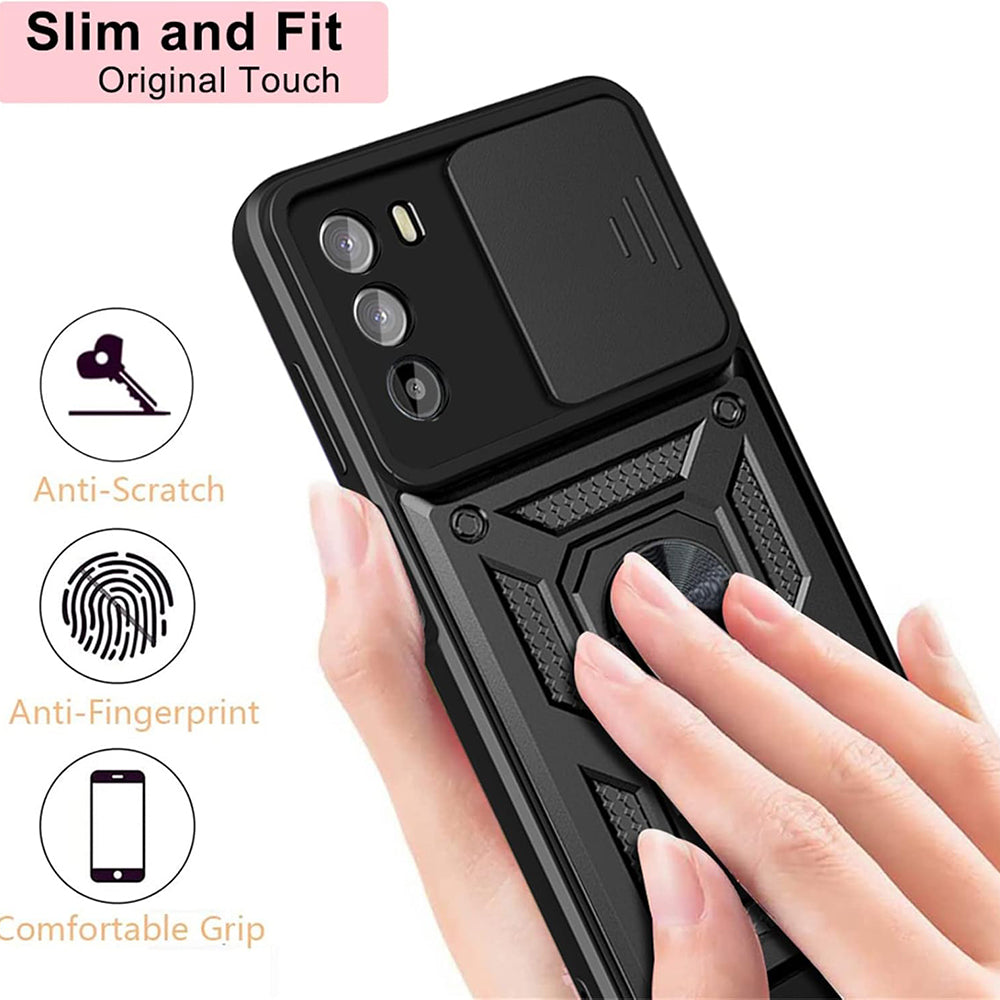 Puzdro pre Motorola Moto G62 5G, Techsuit, CamShield, Čierne