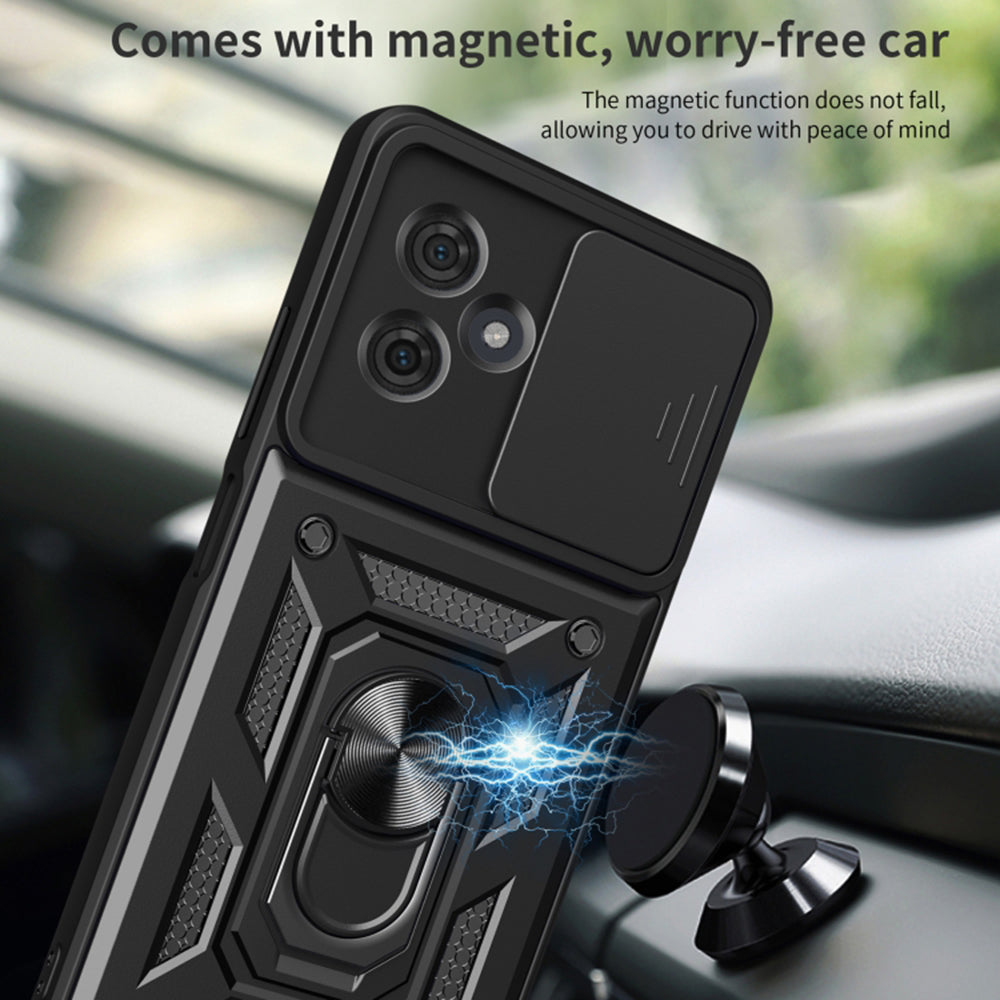 Case for Motorola Moto G64 / G54 Power Edition, Techsuit, CamShield, Black