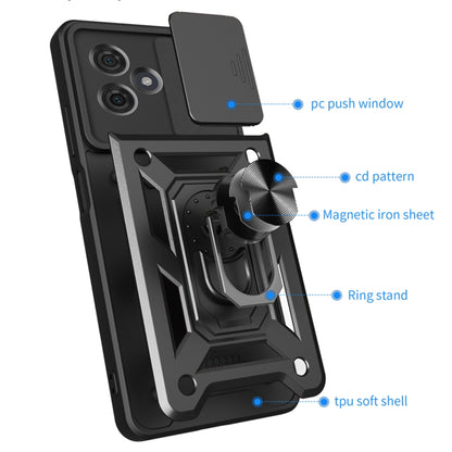 Case for Motorola Moto G64 / G54 Power Edition, Techsuit, CamShield, Black