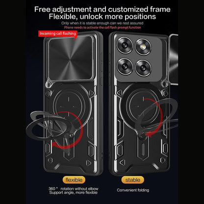 Puzdro pre Motorola Moto G67 Power / G57 Power, Techsuit, CamGuard Pro, Čierne