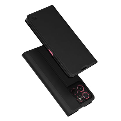 Puzdro pre Motorola Moto G67 Power / G57 Power, Techsuit, Magskin Book, Čierne