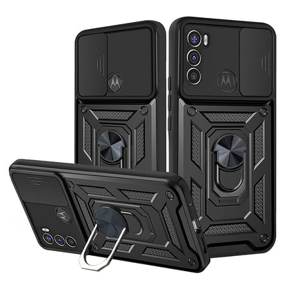 Puzdro pre Motorola Moto G71 5G, Techsuit, CamShield, Čierne