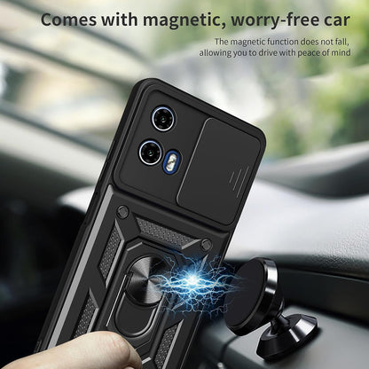 Puzdro pre Motorola Moto G71 5G, Techsuit, CamShield, Čierne