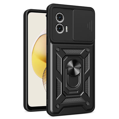 Case for Motorola Moto G73, Techsuit, CamShield, Black