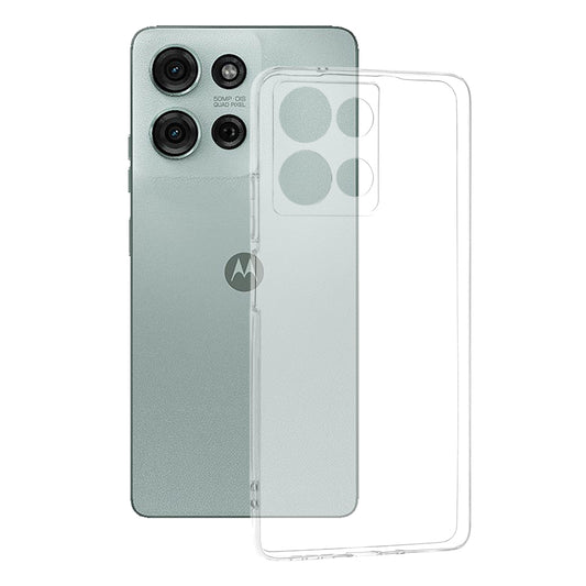 Case for Motorola Moto G75, Techsuit, Clear, Transparent