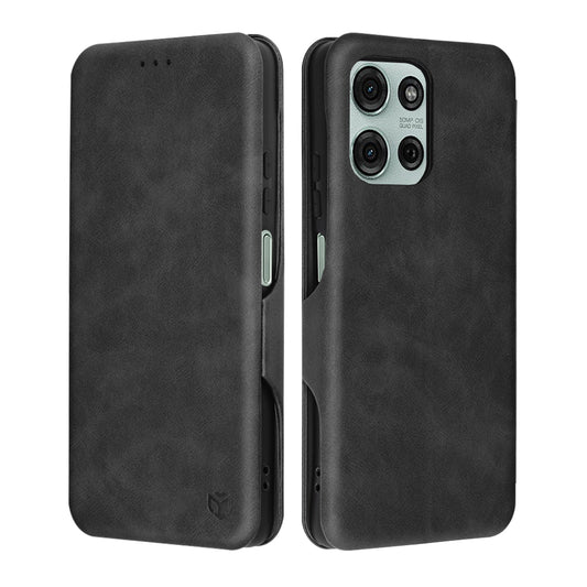 Puzdro pre Motorola Moto G75, Techsuit, Safe Wallet Plus, Čierne