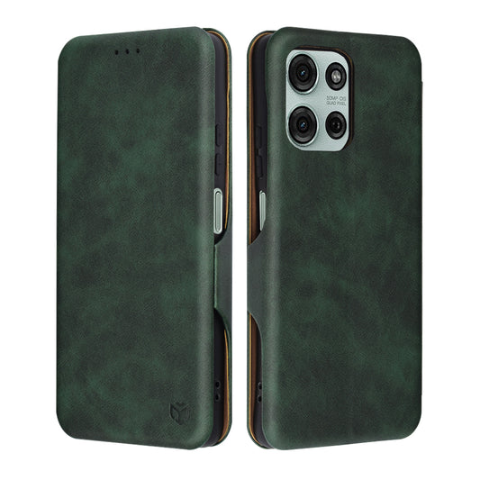 Puzdro pre Motorola Moto G75, Techsuit, Safe Wallet Plus, Zelené