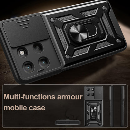 Puzdro pre Motorola Moto G77 / G67, Techsuit, CamShield, Modrá