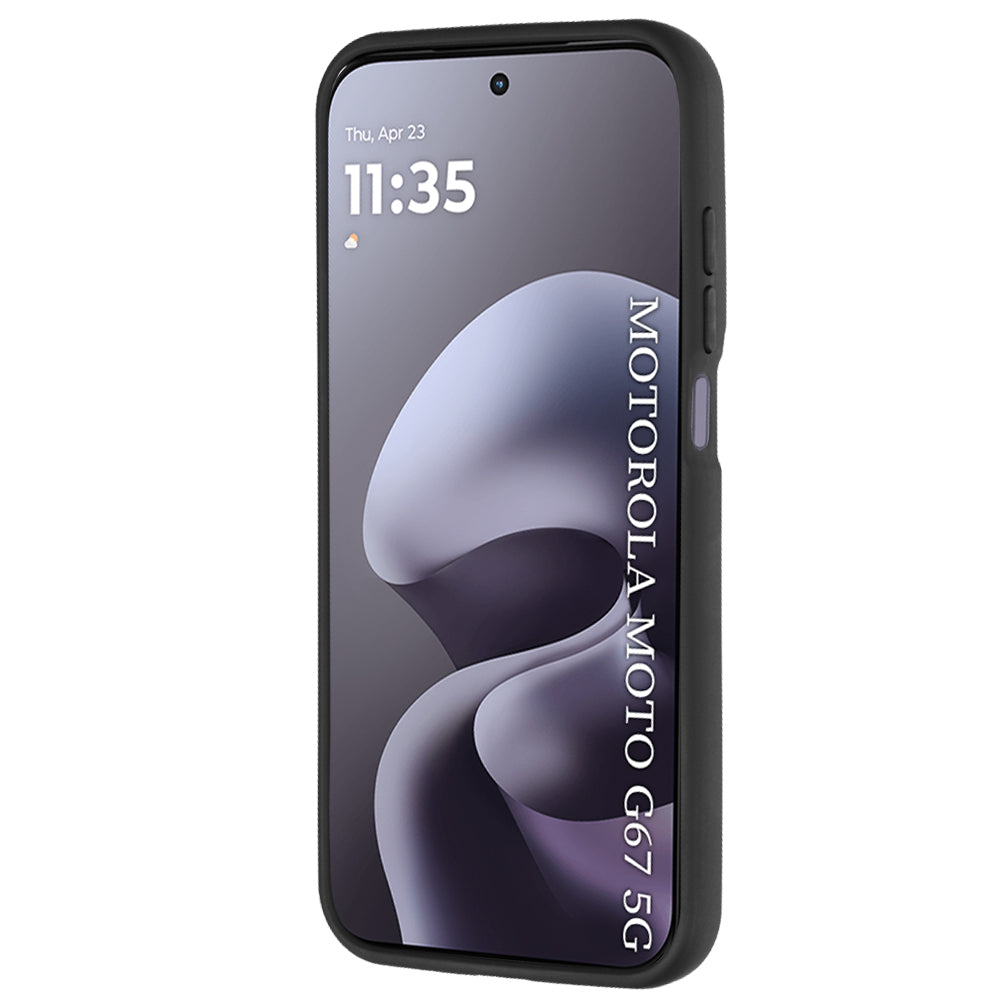 Puzdro pre Motorola Moto G77 / G67, Techsuit, Glinth, Čierne