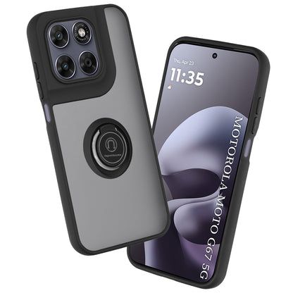 Puzdro pre Motorola Moto G77 / G67, Techsuit, Glinth, Čierne