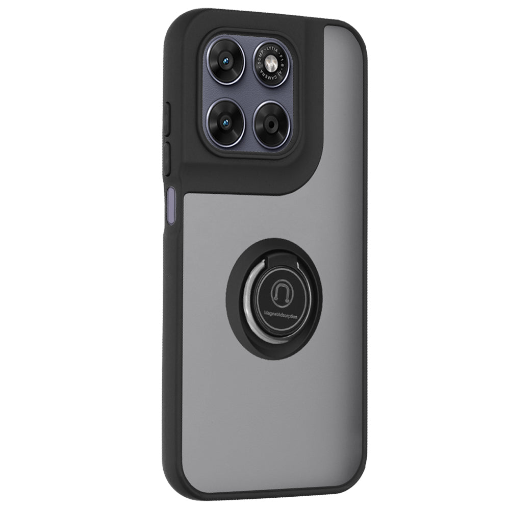 Puzdro pre Motorola Moto G77 / G67, Techsuit, Glinth, Čierne
