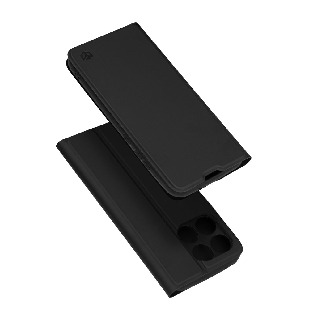 Puzdro pre Motorola Moto G77 / G67, Techsuit, Magskin Book, Čierne