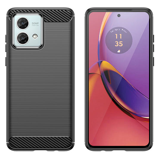 Puzdro pre Motorola Moto G84, Techsuit, Carbon, Čierne