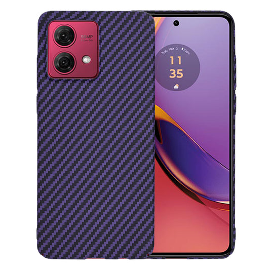 Puzdro pre Motorola Moto G84, Techsuit, Carbonite FiberShell, Fialové