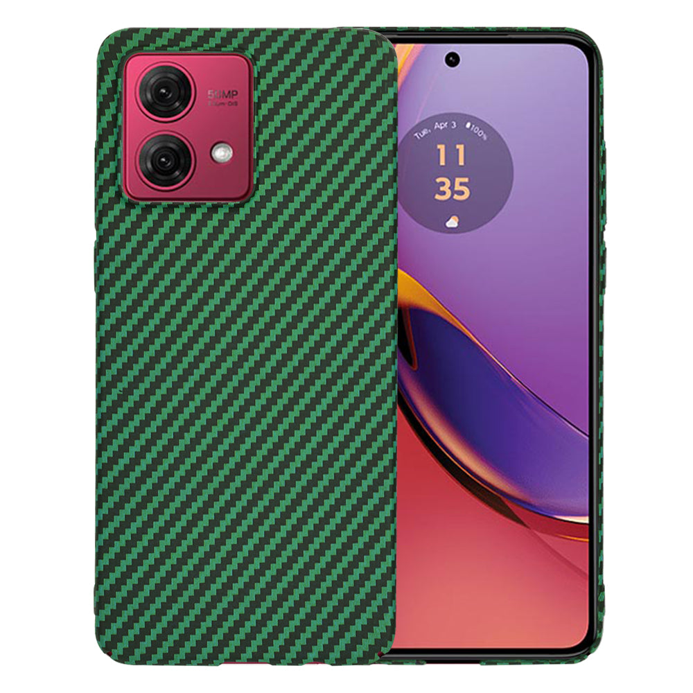 Puzdro pre Motorola Moto G84, Techsuit, Carbonite FiberShell, Zelené