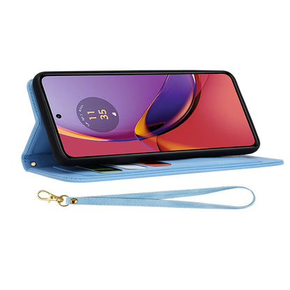 Puzdro pre Motorola Moto G84, Techsuit, FlipCraft, Modrá