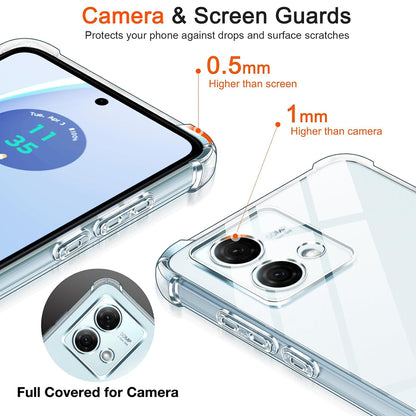 Puzdro pre Motorola Moto G84, Techsuit, Odolné proti nárazom, Priehľadné