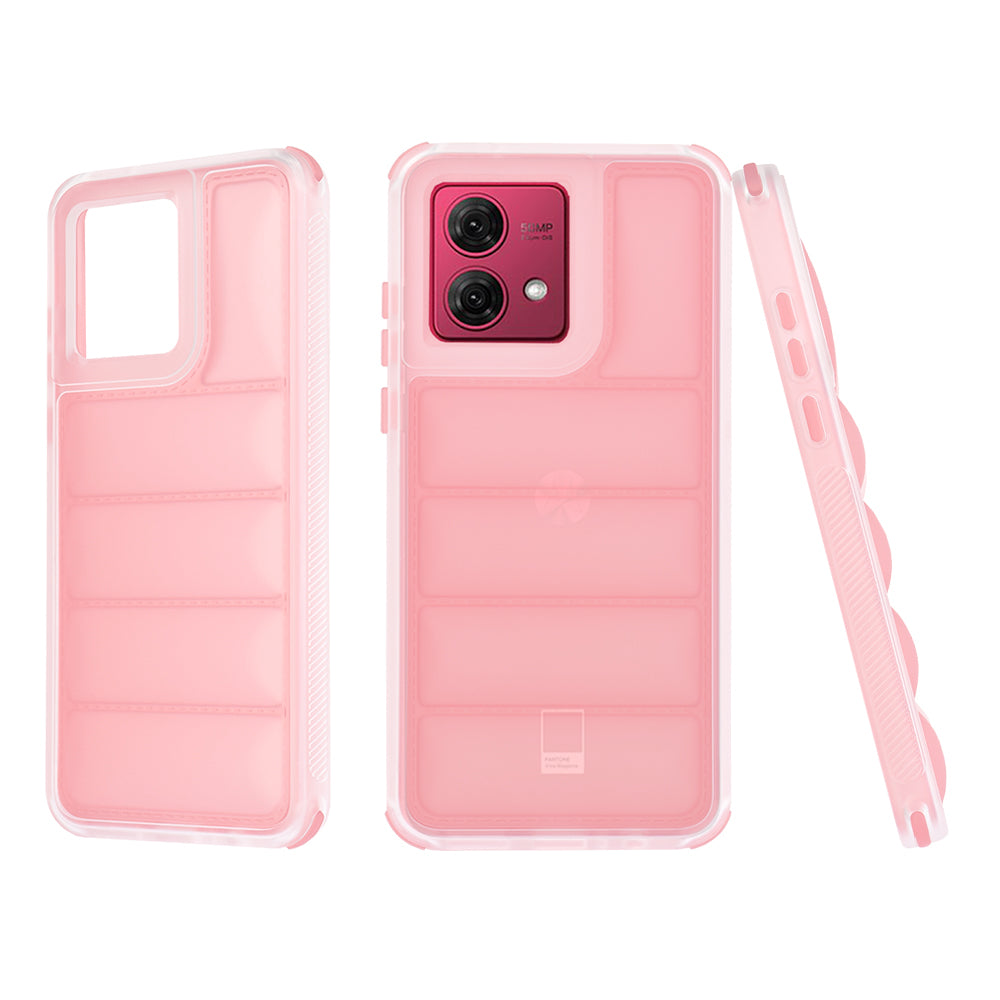 Puzdro pre Motorola Moto G84, Techsuit, Wave Shield, Ružové