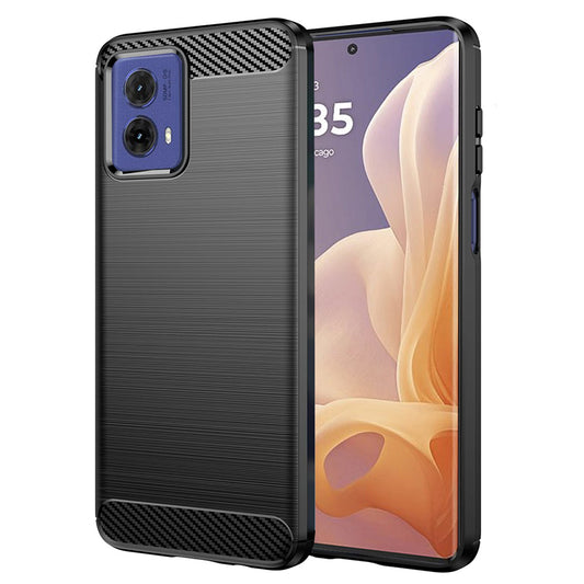 Puzdro pre Motorola Moto G85, Techsuit, Carbon, Čierne