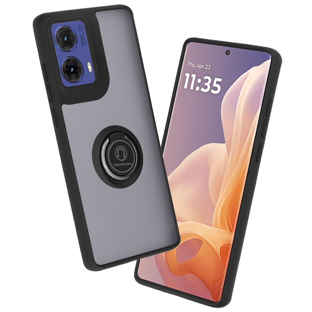 Puzdro pre Motorola Moto G85, Techsuit, Glinth, Čierne