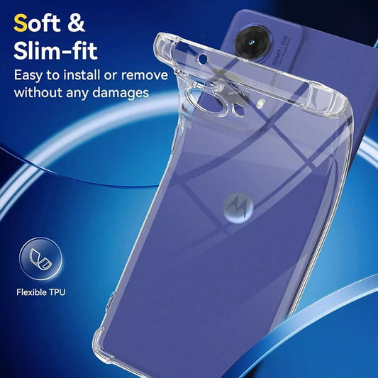 Puzdro pre Motorola Moto G85, Techsuit, Odolné proti otrasom, Priehľadné