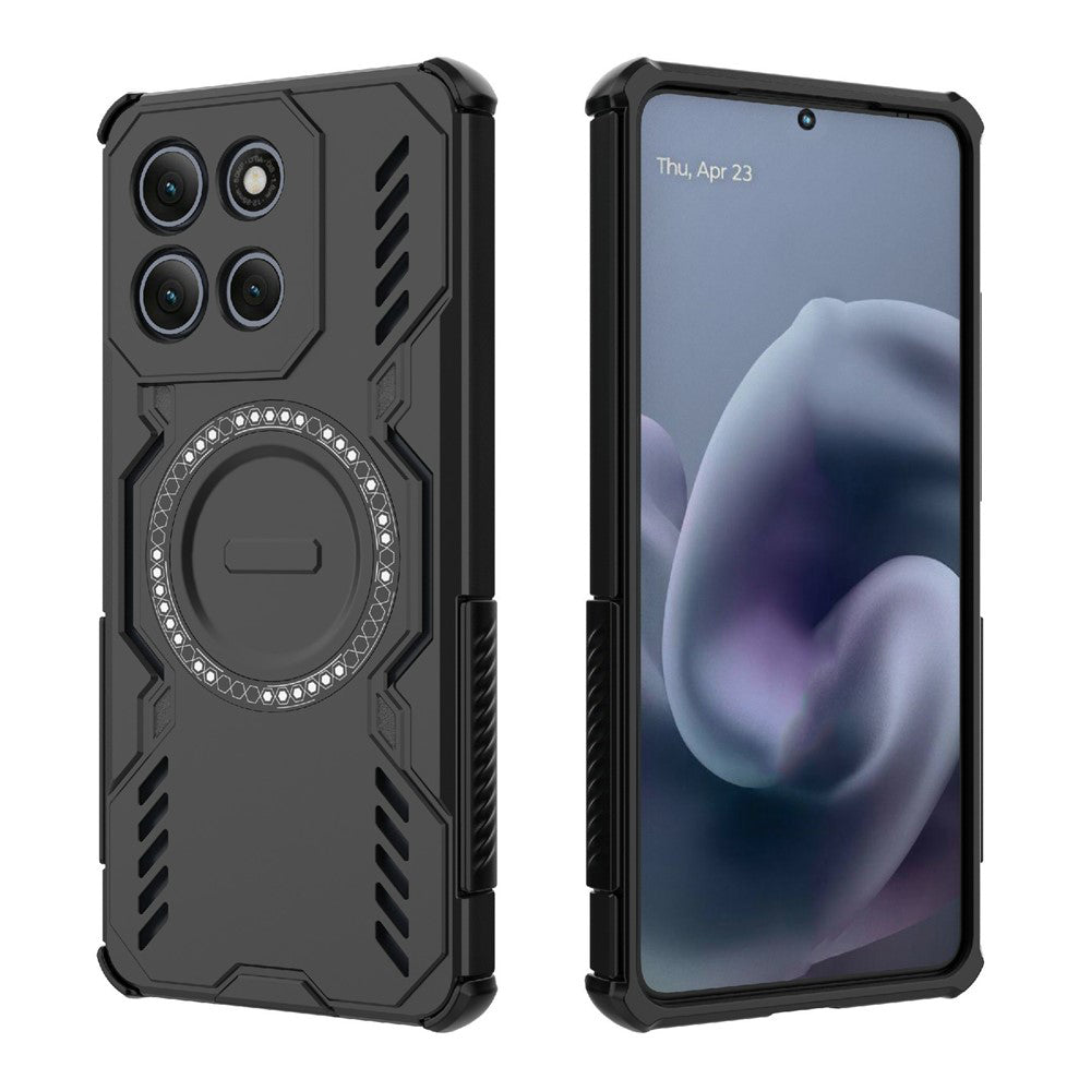 MagSafe puzdro pre Motorola Moto G86 Power, Techsuit, ArmorMag, Čierne