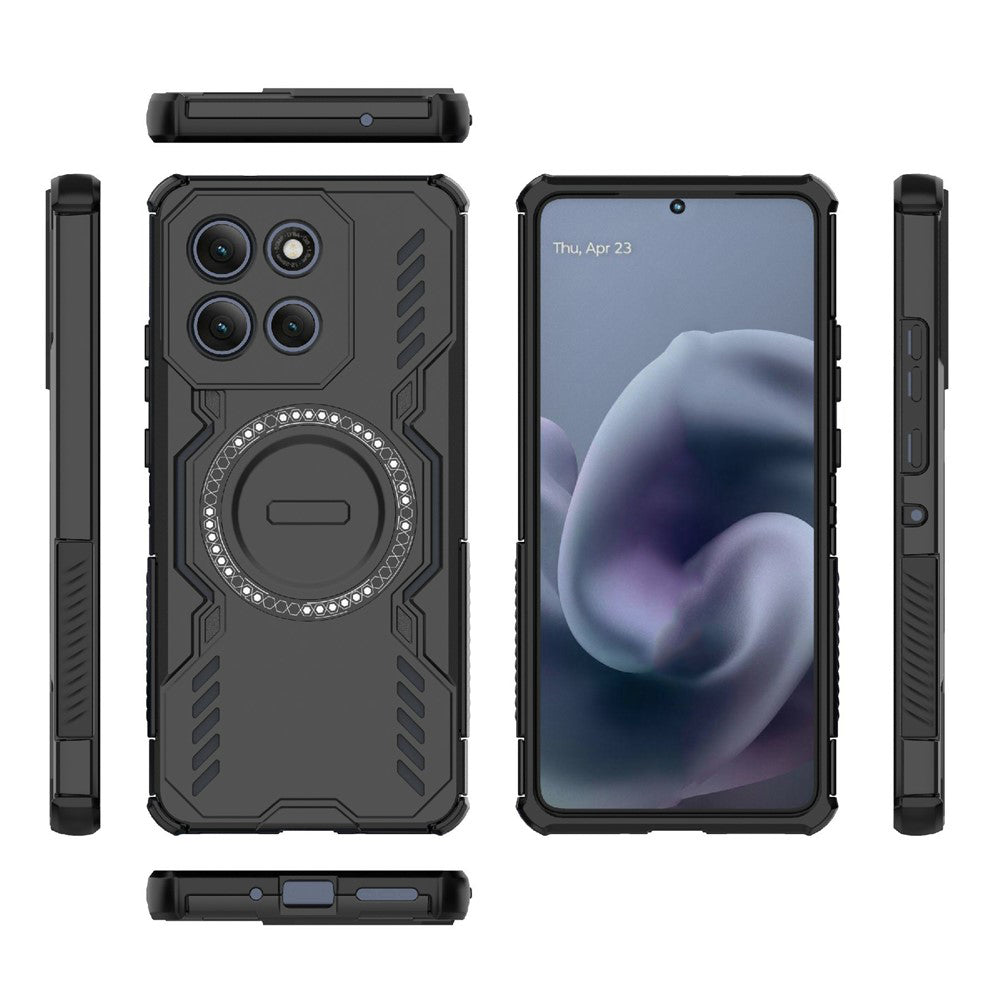 MagSafe puzdro pre Motorola Moto G86 Power, Techsuit, ArmorMag, Čierne