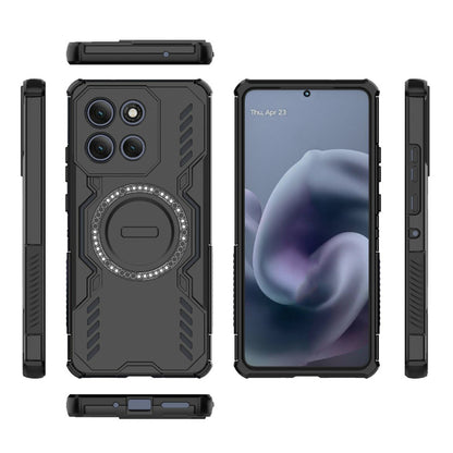 MagSafe puzdro pre Motorola Moto G86 Power, Techsuit, ArmorMag, Čierne