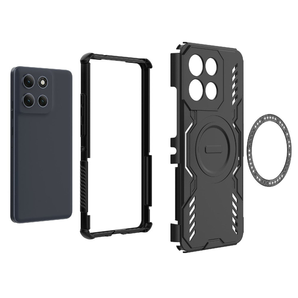 MagSafe puzdro pre Motorola Moto G86 Power, Techsuit, ArmorMag, Čierne