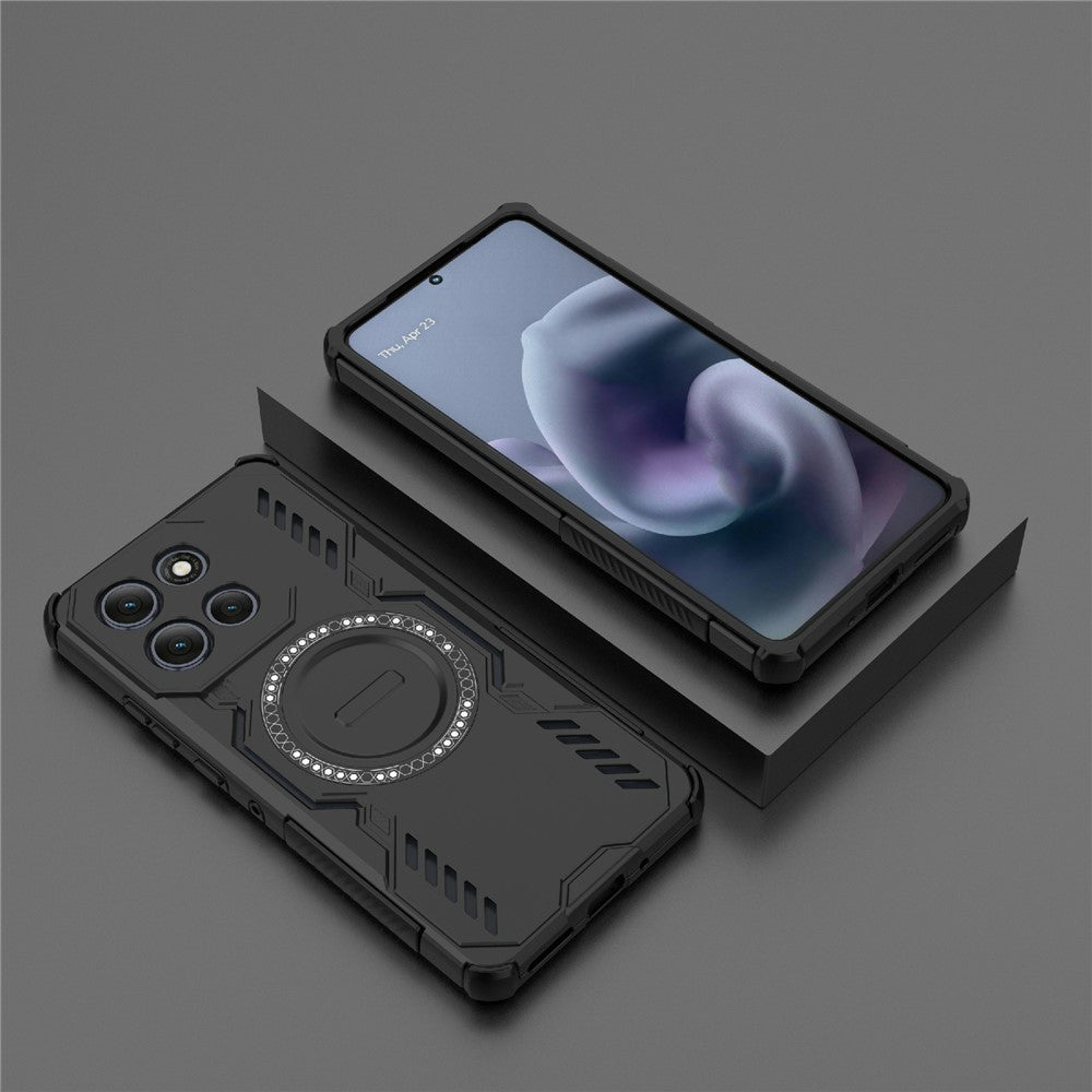 MagSafe puzdro pre Motorola Moto G86 Power, Techsuit, ArmorMag, Čierne