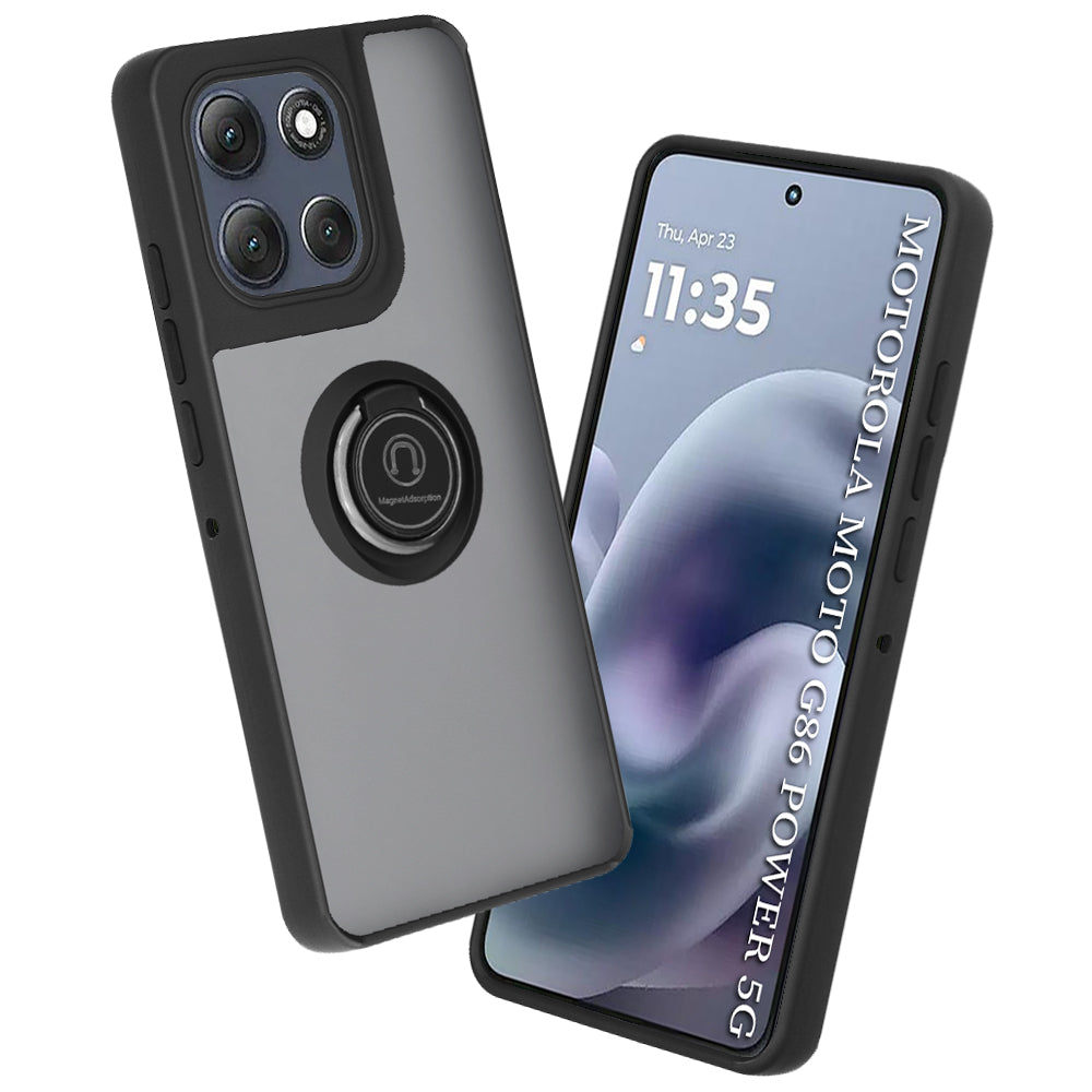 Puzdro pre Motorola Moto G86 Power, Techsuit, Glinth, Čierne