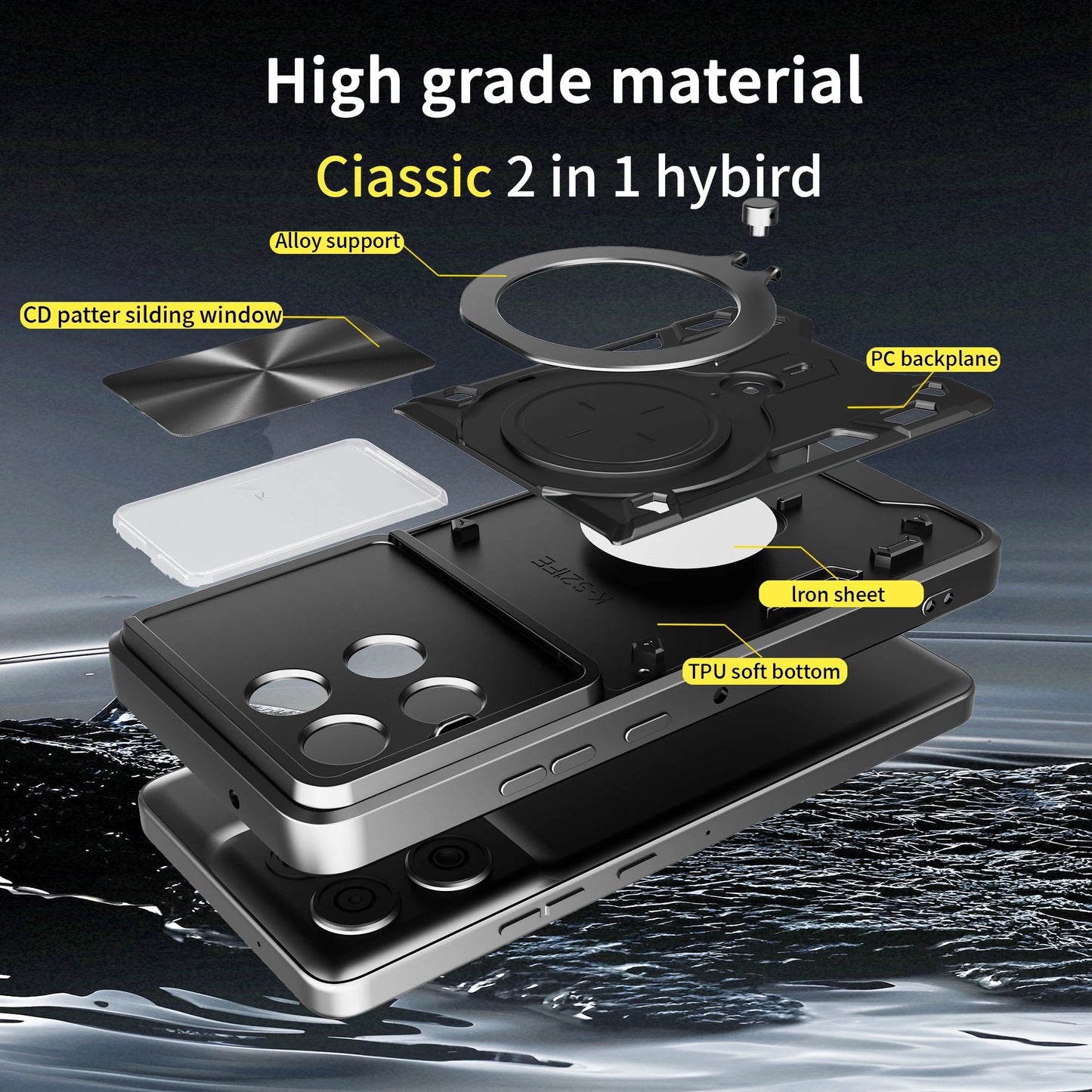 Puzdro pre Motorola Moto G86, Techsuit, CamGuard Pro, Modrá