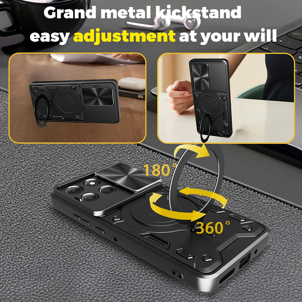 Puzdro pre Motorola Moto G86, Techsuit, CamGuard Pro, Modrá