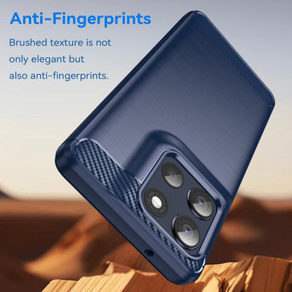Puzdro pre Motorola Moto G86, Techsuit, Karbón, Modrá