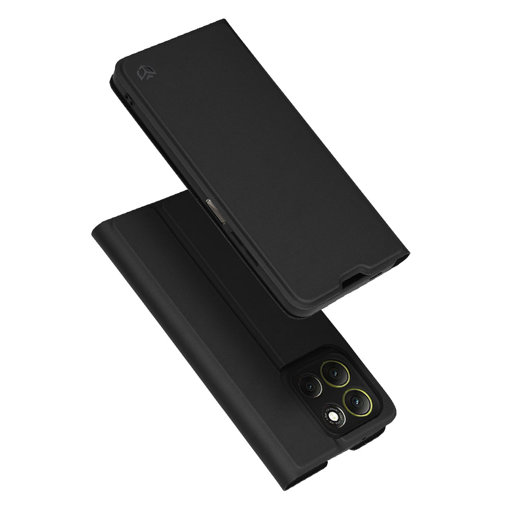 Puzdro pre Motorola Moto G86, Techsuit, Magskin Book, Čierne