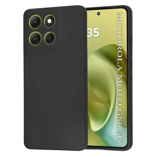 Obal na Motorola Moto G86, Techsuit, SoftFlex, čierny