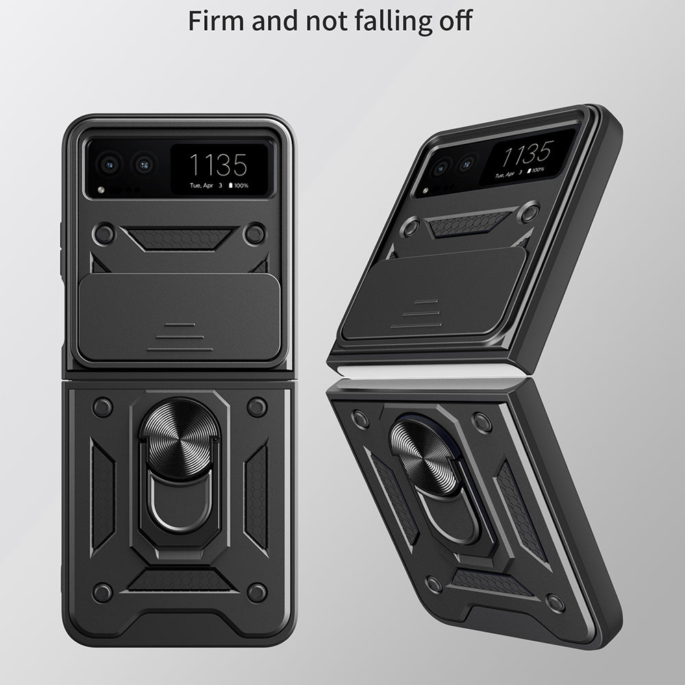 Puzdro pre Motorola Razr 40, Techsuit, CamShield, Čierne