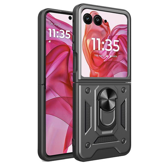 Puzdro pre Motorola Razr 50 Ultra, Techsuit, CamShield, Čierne
