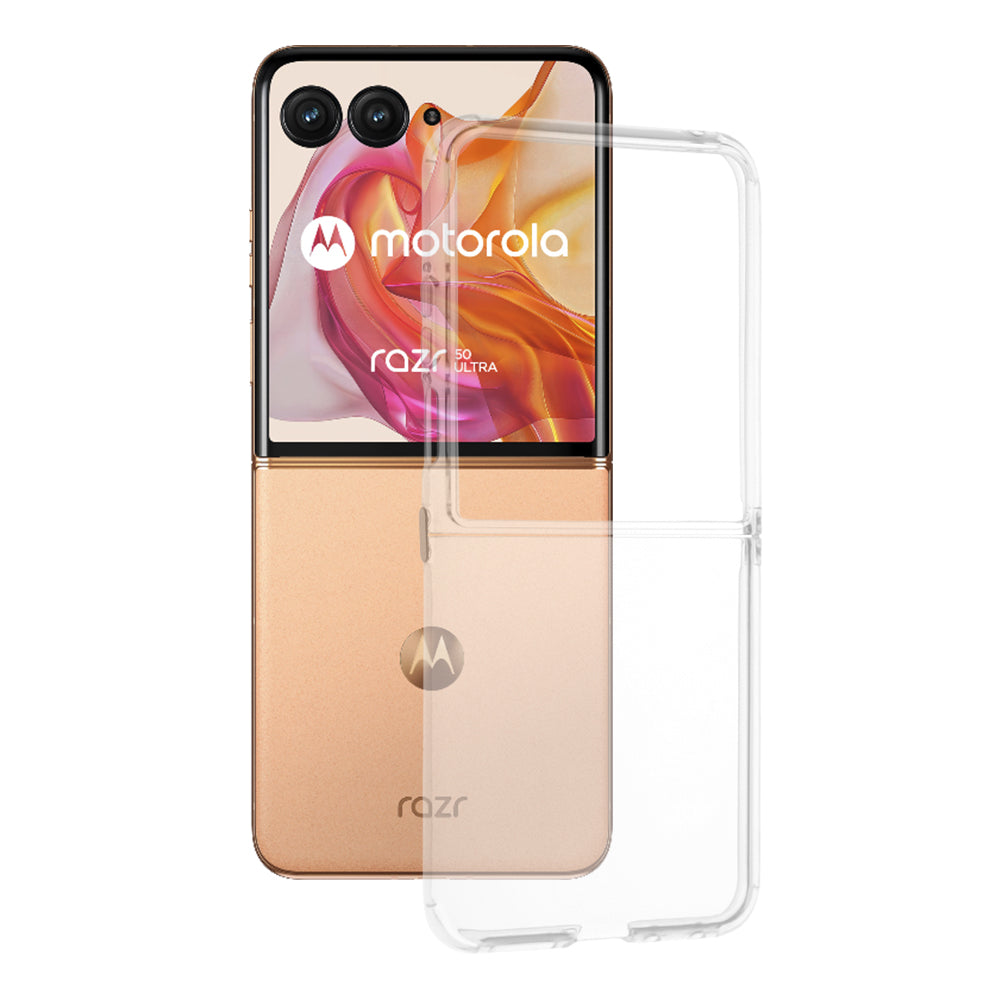 Puzdro pre Motorola Razr 50 Ultra, Techsuit, Priehľadné, Transparentné