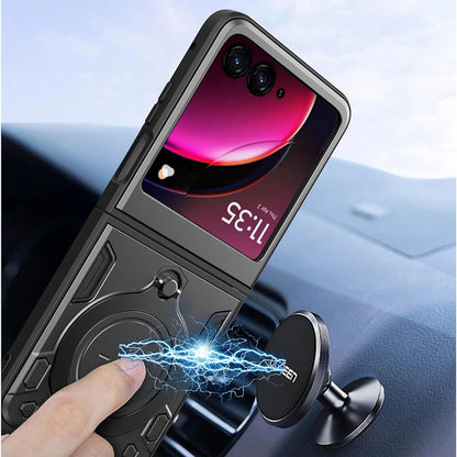 Puzdro pre Motorola Razr 60 / Razr 50, Techsuit, CamGuard Pro, Čierna