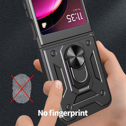 Case for Motorola Razr 60 / Razr 50, Techsuit, CamShield, Black