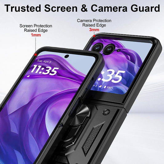 Puzdro pre Motorola Razr 60 Ultra, Techsuit, CamShield, Čierne