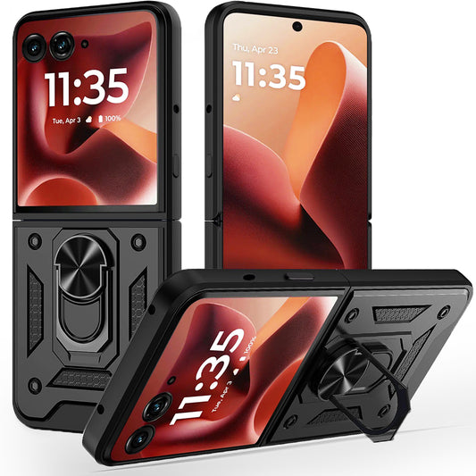 Puzdro pre Motorola Razr 60 Ultra, Techsuit, CamShield, Čierne